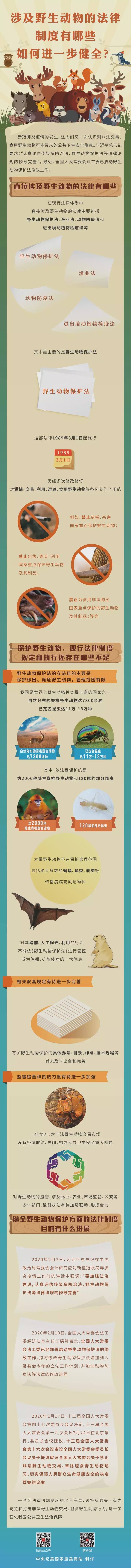 涉及野生動物的法律制度有哪些，如何進一步健全